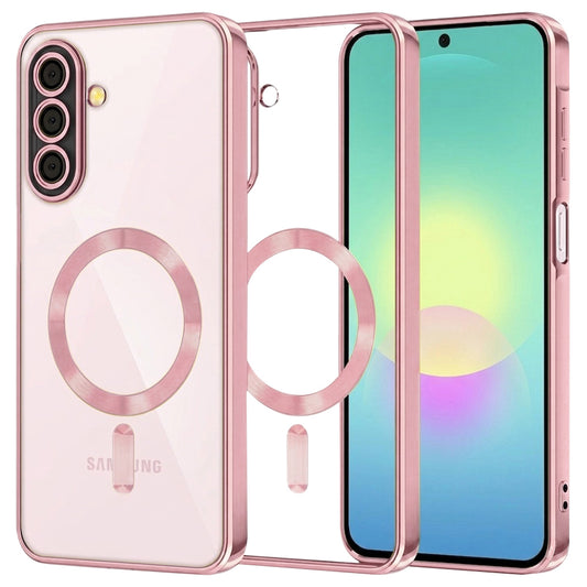 MagSafe-etui til Samsung Galaxy A27 5G, Techsuit, Luxury Crystal, Pink