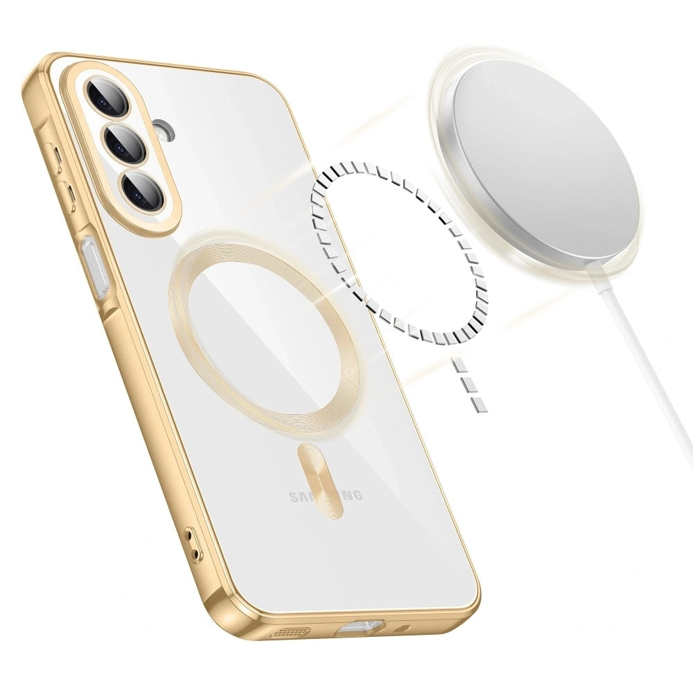 MagSafe-etui til Samsung Galaxy A27 5G, Techsuit, Luxury Crystal, Pink