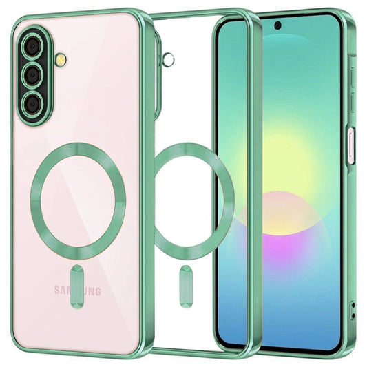 MagSafe-etui til Samsung Galaxy A27 5G, Techsuit, Luxury Crystal, Lysegrøn