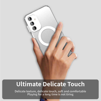 MagSafe-etui til Samsung Galaxy A35 5G A356, Techsuit, CandyCase, Hvid
