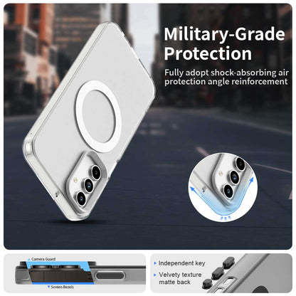 MagSafe-etui til Samsung Galaxy A35 5G A356, Techsuit, CandyCase, Hvid