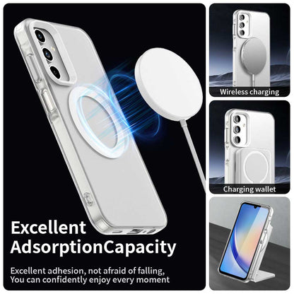 MagSafe-etui til Samsung Galaxy A35 5G A356, Techsuit, CandyCase, Hvid