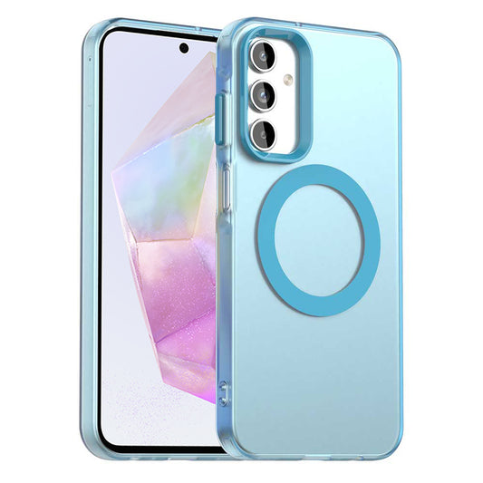 MagSafe-etui til Samsung Galaxy A35 5G A356, Techsuit, CandyCase, Blå