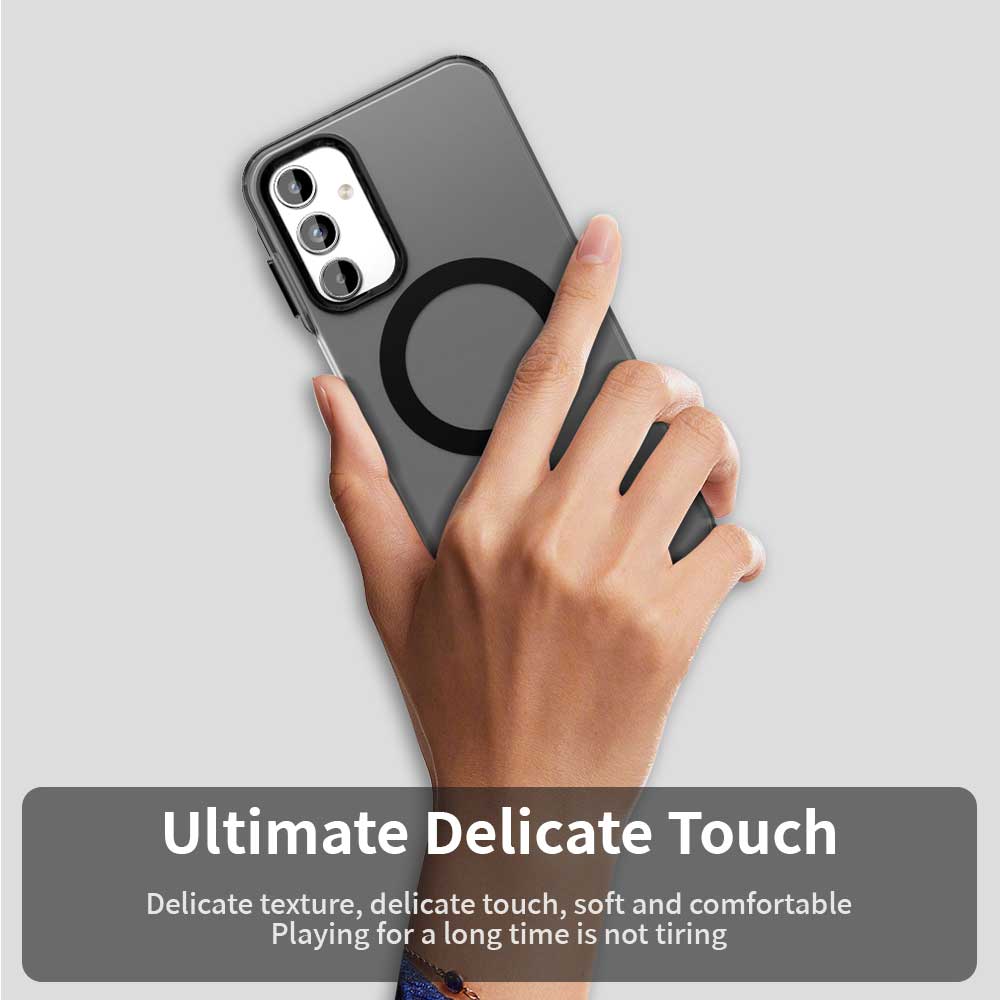 MagSafe-etui til Samsung Galaxy A35 5G A356, Techsuit, CandyCase, Sort