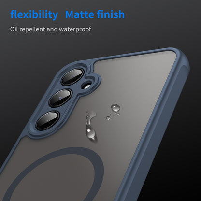 MagSafe-etui til Samsung Galaxy A35 5G A356, Techsuit, HaloFrost II, Mørkeblå