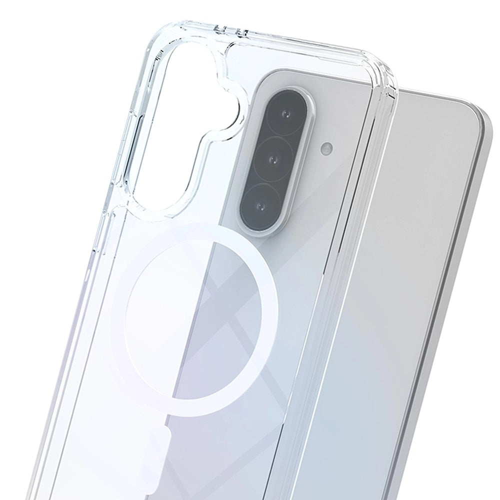 MagSafe-etui til Samsung Galaxy A36 A366, 3MK, Armor MagCase, Transparent