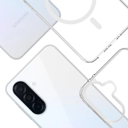 MagSafe-etui til Samsung Galaxy A36 A366, 3MK, Armor MagCase, Transparent
