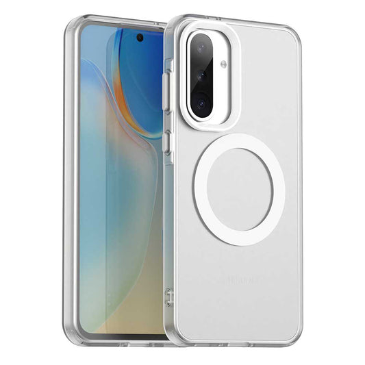 MagSafe-etui til Samsung Galaxy A36 A366, Techsuit, CandyCase, Hvid