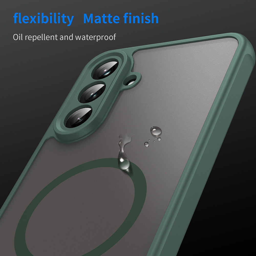MagSafe-etui til Samsung Galaxy A36 A366, Techsuit, HaloFrost II, Grøn