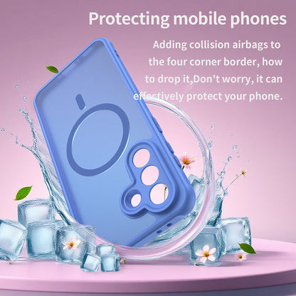 MagSafe cover til Samsung Galaxy A37 5G, Techsuit, HaloFrost II, Blå