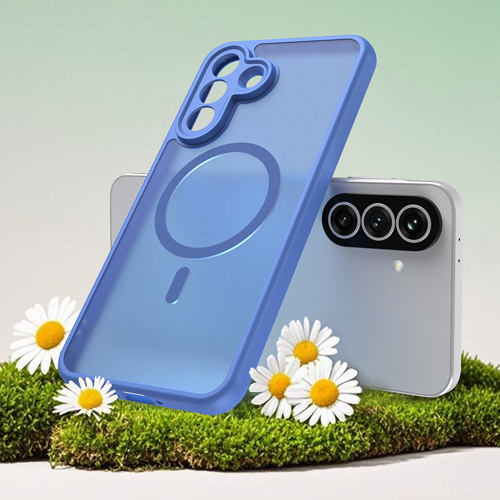 MagSafe cover til Samsung Galaxy A37 5G, Techsuit, HaloFrost II, Blå