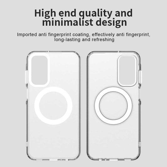 MagSafe-etui til Samsung Galaxy A55 5G A556, Techsuit, CandyCase, Hvid