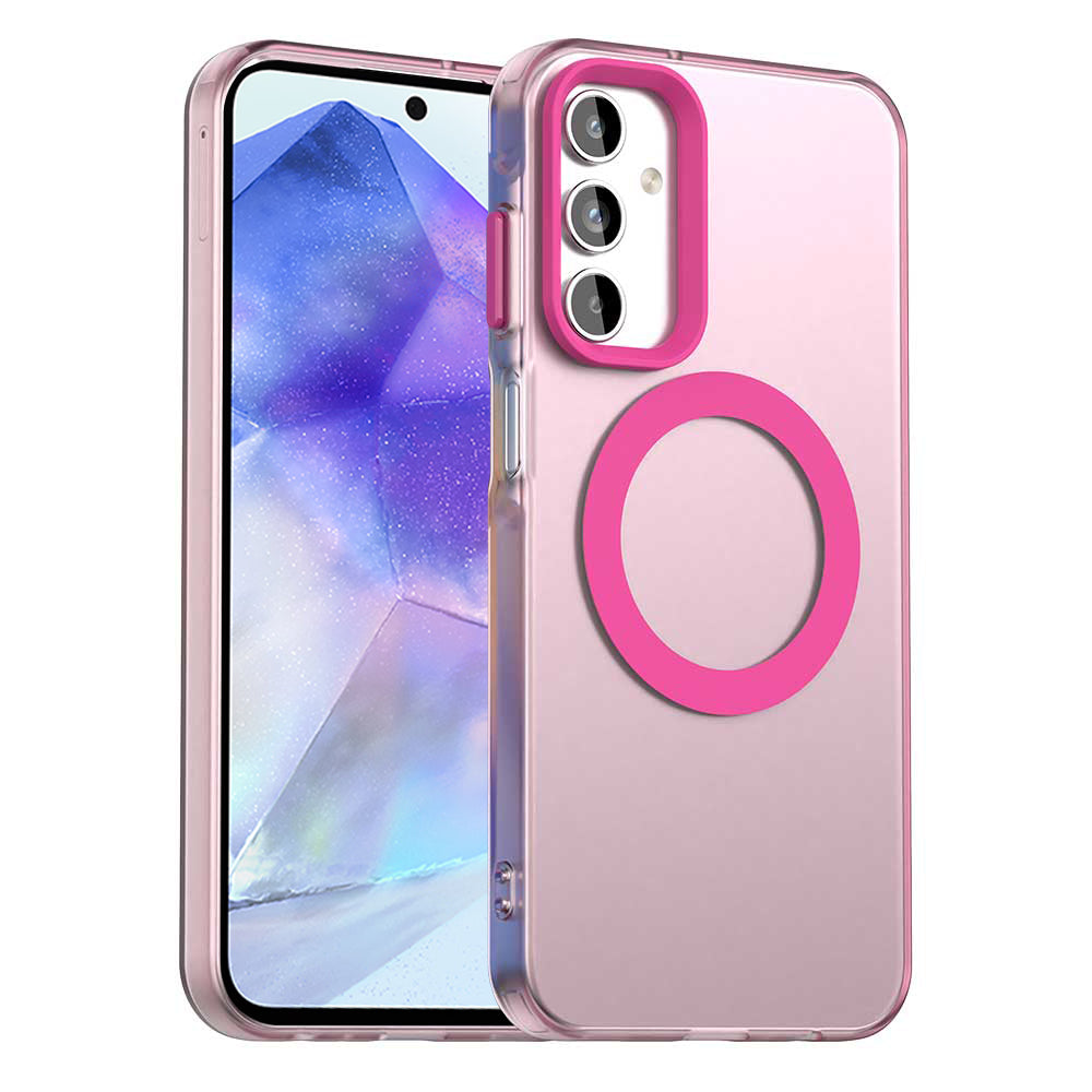 MagSafe-etui til Samsung Galaxy A55 5G A556, Techsuit, CandyCase, Pink