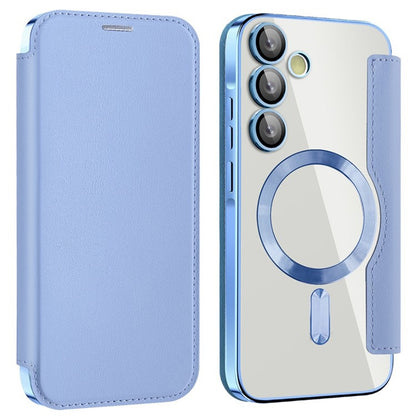 MagSafe-etui til Samsung Galaxy A55 5G A556, Techsuit, SmartMag Book, Blå