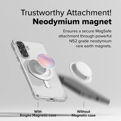MagSafe-etui til Samsung Galaxy A56 A566 / A36 A366, Ringke, Fusion, Transparent