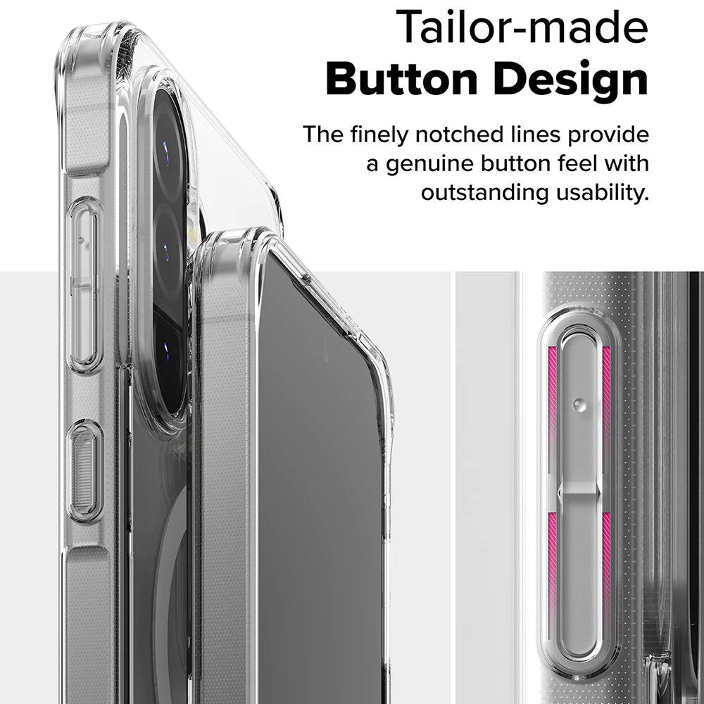 MagSafe-etui til Samsung Galaxy A56 A566 / A36 A366, Ringke, Fusion, Transparent