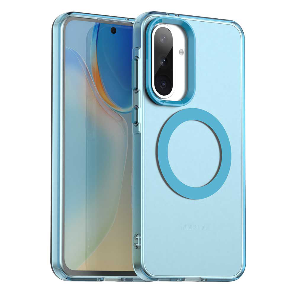 MagSafe-etui til Samsung Galaxy A56 A566, Techsuit, CandyCase, Blå