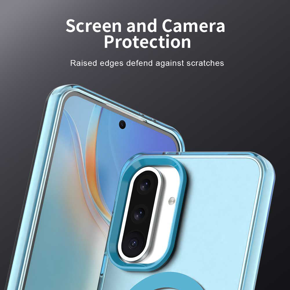 MagSafe-etui til Samsung Galaxy A56 A566, Techsuit, CandyCase, Blå