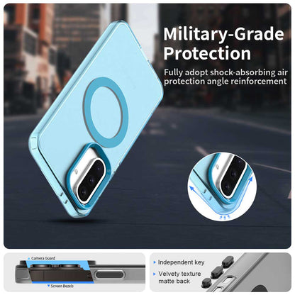 MagSafe-etui til Samsung Galaxy A56 A566, Techsuit, CandyCase, Blå