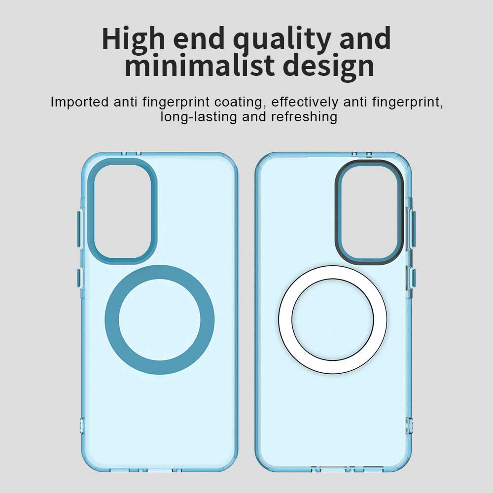 MagSafe-etui til Samsung Galaxy A56 A566, Techsuit, CandyCase, Blå