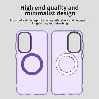MagSafe-etui til Samsung Galaxy A56 A566, Techsuit, CandyCase, Lilla