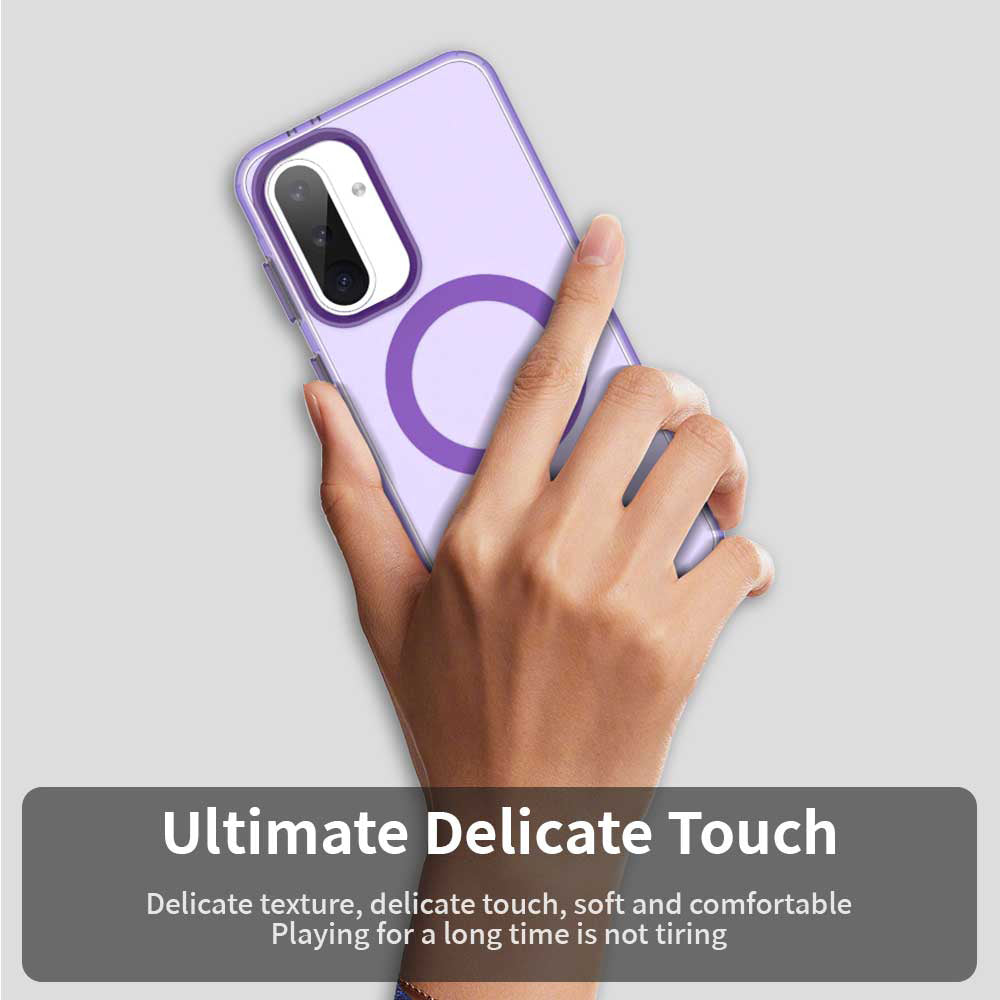MagSafe-etui til Samsung Galaxy A56 A566, Techsuit, CandyCase, Lilla