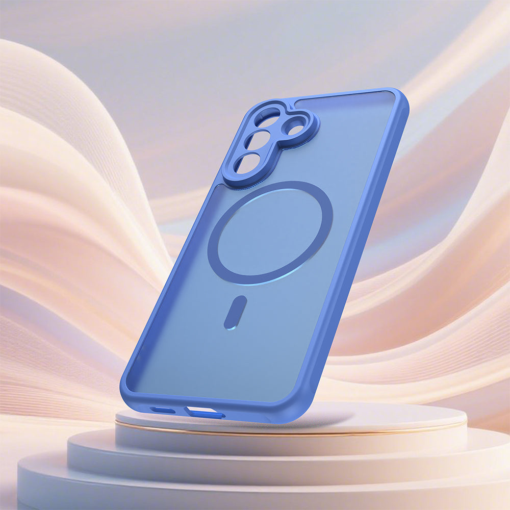 MagSafe cover til Samsung Galaxy A56 A566, Techsuit, HaloFrost II, Blå