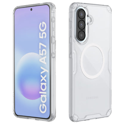 MagSafe-etui til Samsung Galaxy A57 5G, Nillkin, Nature Pro, Hvid