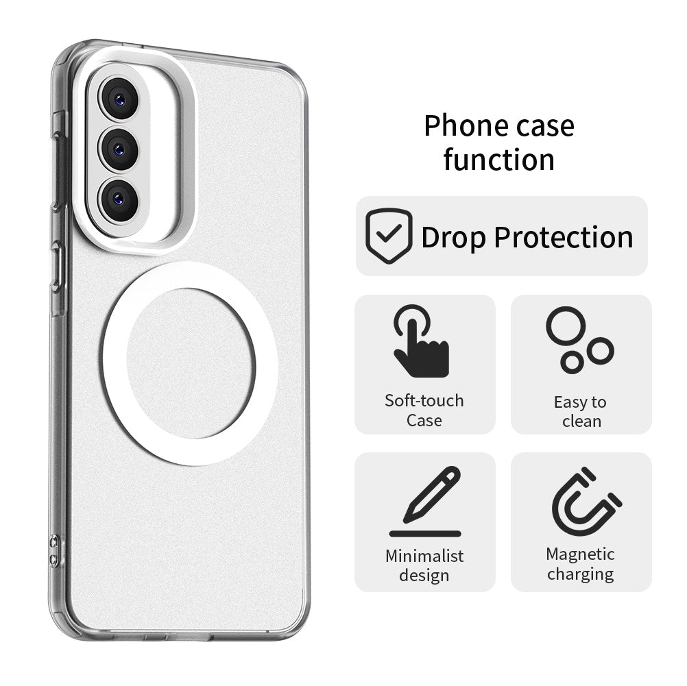 MagSafe cover til Samsung Galaxy A57 5G, Techsuit, CandyCase, Hvid