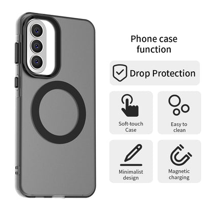 MagSafe cover til Samsung Galaxy A57 5G, Techsuit, CandyCase, Sort