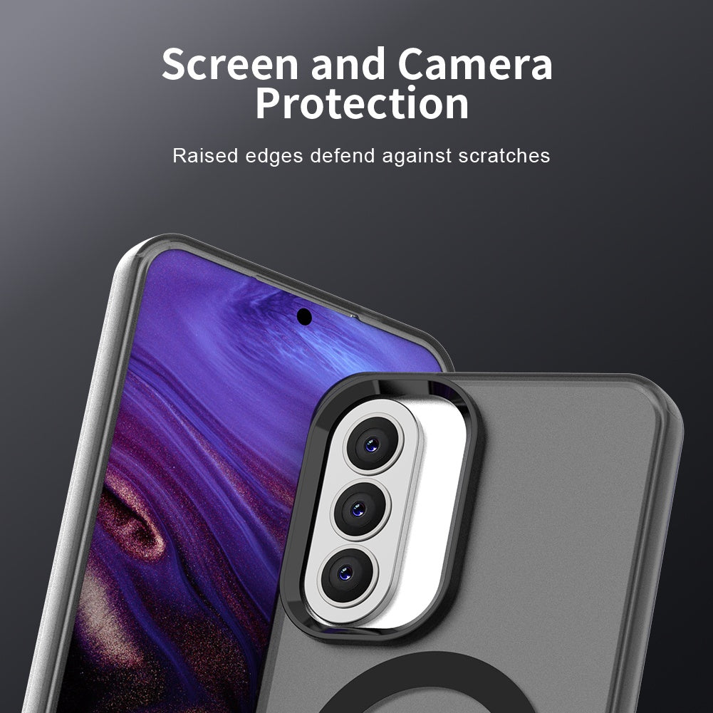 MagSafe cover til Samsung Galaxy A57 5G, Techsuit, CandyCase, Sort