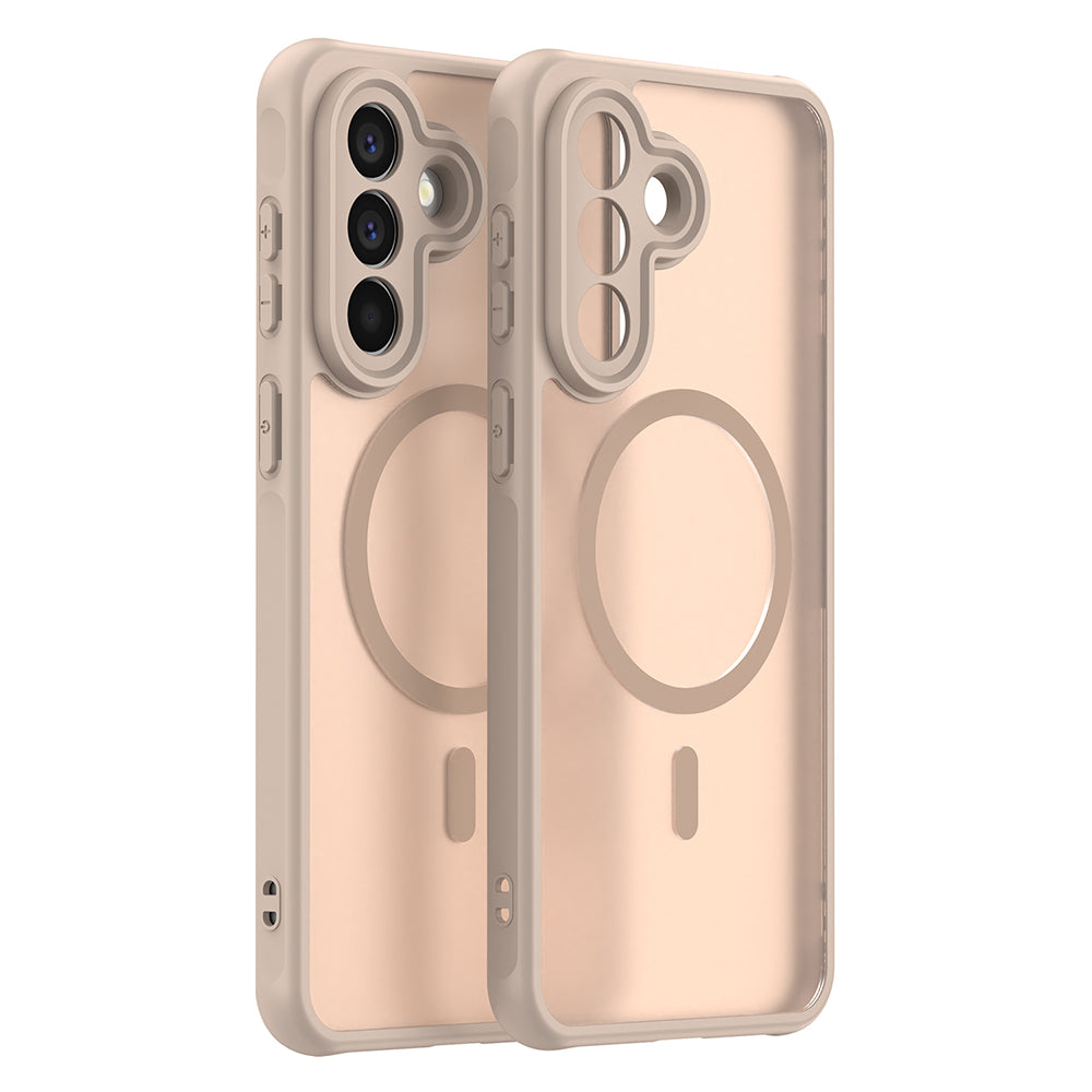 MagSafe Case for Samsung Galaxy A57 5G, Techsuit, HaloFrost II, Gold