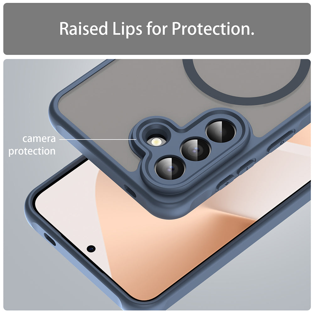 MagSafe cover til Samsung Galaxy A57 5G, Techsuit, HaloFrost II, Marineblå