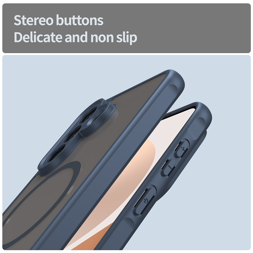 MagSafe cover til Samsung Galaxy A57 5G, Techsuit, HaloFrost II, Marineblå