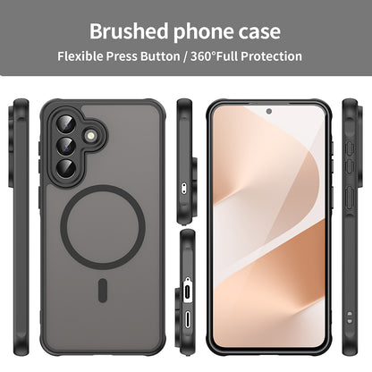 MagSafe cover til Samsung Galaxy A57 5G, Techsuit, HaloFrost II, Sort