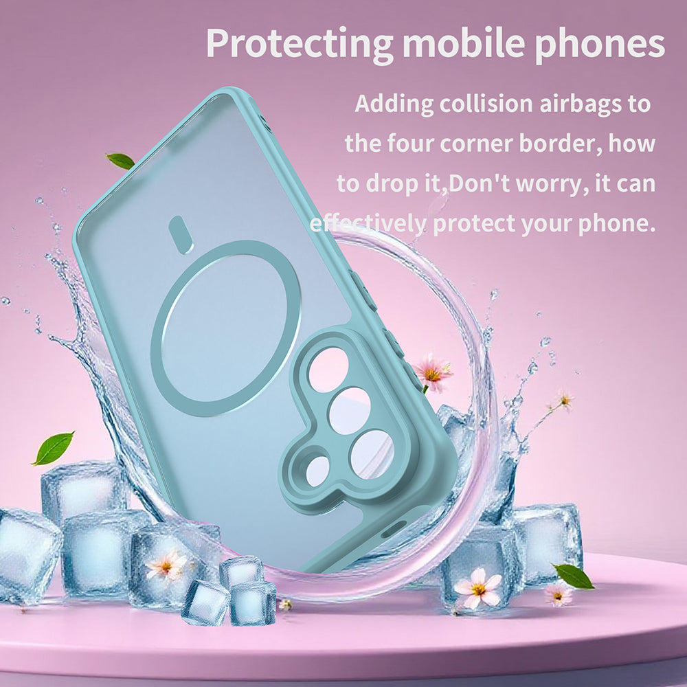 MagSafe cover til Samsung Galaxy A57 5G, Techsuit, HaloFrost II, Lys Grøn