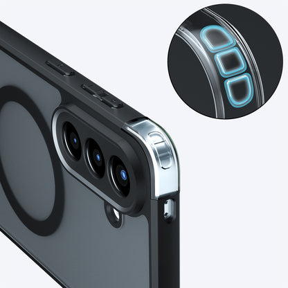 MagSafe cover til Samsung Galaxy A57 5G, Techsuit, PureFrost, Satin Sort