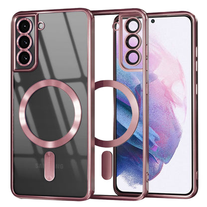 MagSafe-etui til Samsung Galaxy S21+ 5G G996, Techsuit, Luxury Crystal, Pink