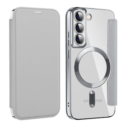 MagSafe-etui til Samsung Galaxy S22 5G S901, Techsuit, SmartMag Book, Grå