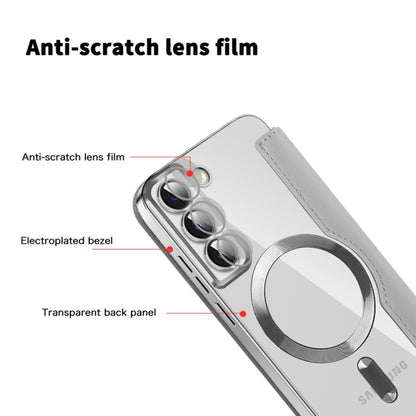 MagSafe-etui til Samsung Galaxy S22 5G S901, Techsuit, SmartMag Book, Grå