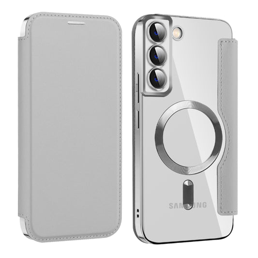 MagSafe-etui til Samsung Galaxy S22+ 5G S906, Techsuit, SmartMag Book, Grå