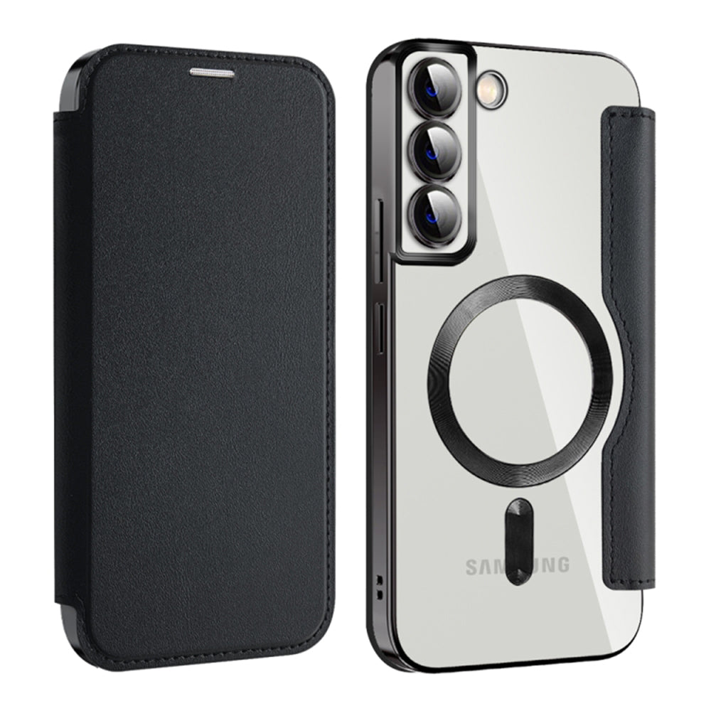 MagSafe-etui til Samsung Galaxy S22+ 5G S906, Techsuit, SmartMag Book, Sort