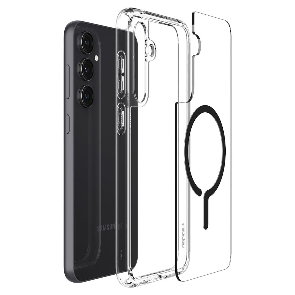 MagSafe cover til Samsung Galaxy S23 FE S711, Spigen, Ultra Hybrid OneTap Ring, Gennemsigtig