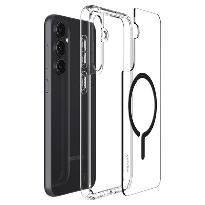 MagSafe cover til Samsung Galaxy S23 FE S711, Spigen, Ultra Hybrid OneTap Ring, Gennemsigtig