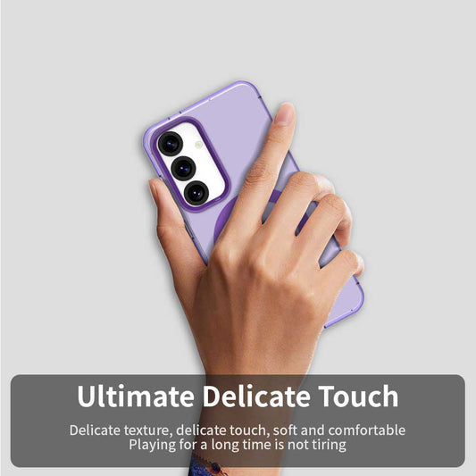 MagSafe-etui til Samsung Galaxy S23 FE S711, Techsuit, CandyCase, Lilla
