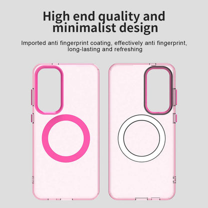 MagSafe-etui til Samsung Galaxy S23 FE S711, Techsuit, CandyCase, Lyserød