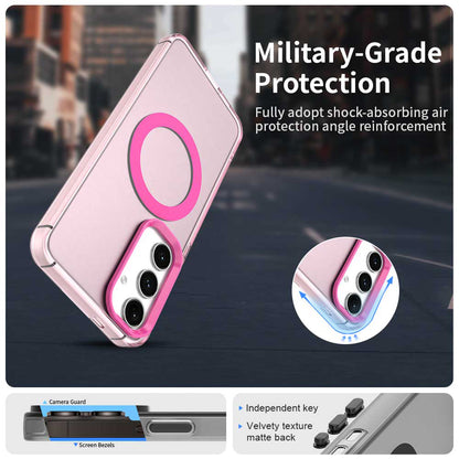 MagSafe-etui til Samsung Galaxy S23 FE S711, Techsuit, CandyCase, Lyserød