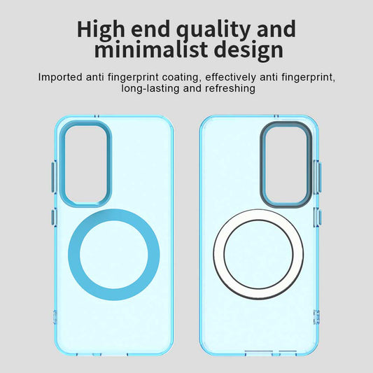 MagSafe-etui til Samsung Galaxy S23+ S916, Techsuit, CandyCase, Blå