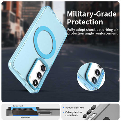 MagSafe-etui til Samsung Galaxy S23+ S916, Techsuit, CandyCase, Blå