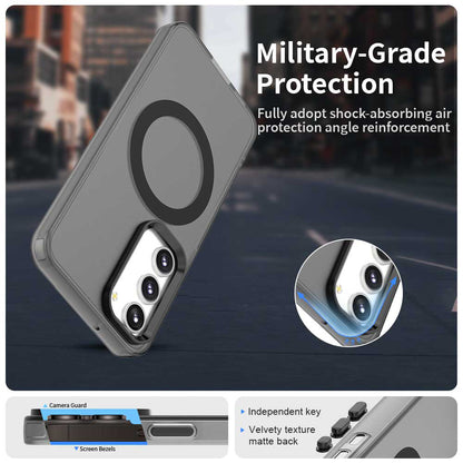 MagSafe-etui til Samsung Galaxy S23+ S916, Techsuit, CandyCase, Sort